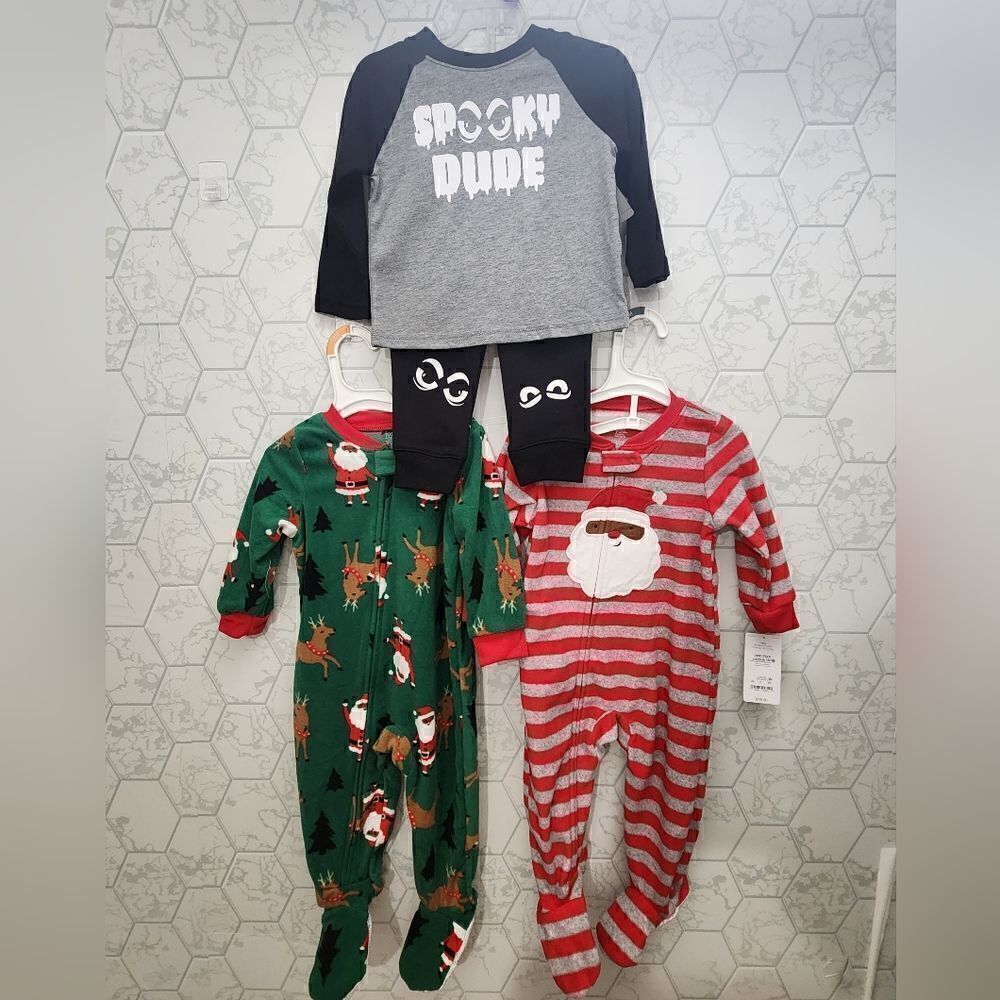 Nwt Holiday Halloween Christmas Boy's Bundle